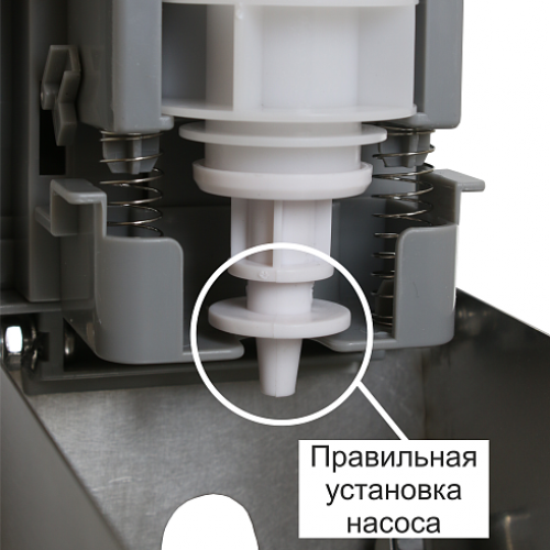 Дозатор жидкого мыла Ksitex SD-7966M антивандальный хром матовый