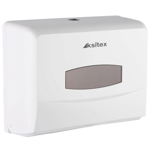 Диспенсер листовых бумажных полотенец Ksitex TH-8125A пластиковый белый