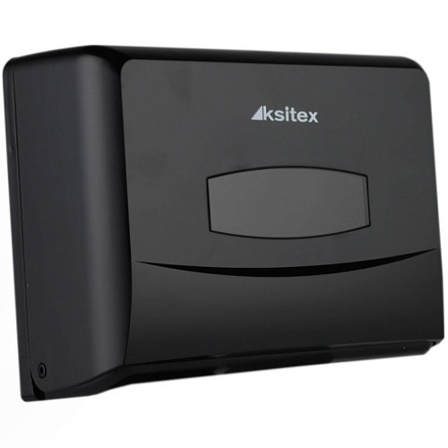 Диспенсер листовых бумажных полотенец Ksitex TH-8125B пластиковый чёрный