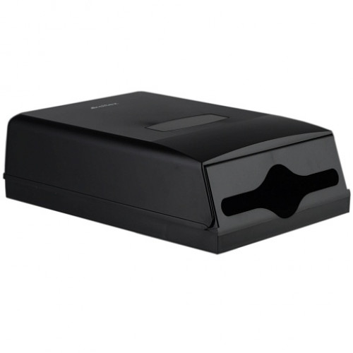 Диспенсер листовых бумажных полотенец Ksitex TH-8135B пластиковый чёрный