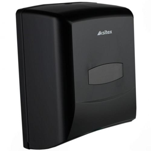Диспенсер листовых бумажных полотенец Ksitex TH-8238B пластиковый чёрный