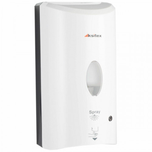 Дозатор жидкого антисептика Ksitex ADD-7960W сенсорный автоматический пластик бело-серый