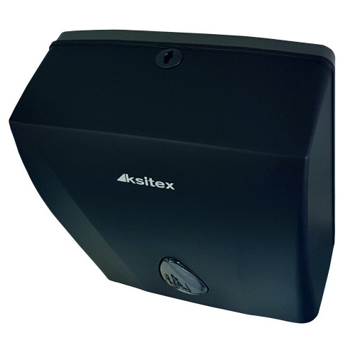 Диспенсер листовых бумажных полотенец Ksitex TH-8228B пластиковый чёрный