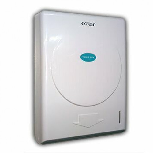 Диспенсер листовых бумажных полотенец Ksitex TH-8123 W2 пластиковый белый