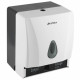 Диспенсер рулонный и листовых полотенец Ksitex TH-8218A пластиковый бело-серый