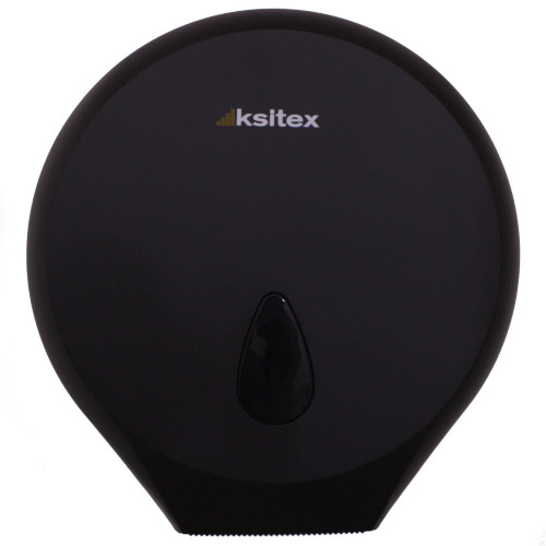 Диспенсер туалетной бумаги в больших рулонах Ksitex TH-8002B настенный пластик чёрный
