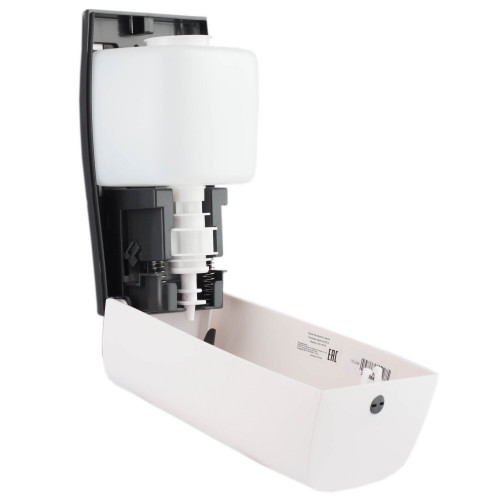 Дозатор жидкого мыла Ksitex SD-161W пластиковый бело-серый