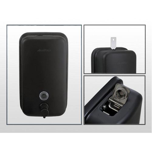 Дозатор жидкого мыла Ksitex SD-1618-1000B металлический чёрный
