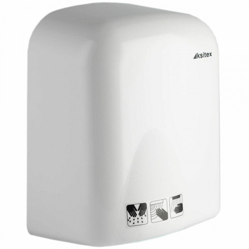 Сушилка для рук Ksitex M-1650 электрическая автоматическая 1650 ватт пластиковая белая