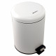 Урна мусорная педальная Ksitex BGR-5W с механизмом плавного опускания крышки белая